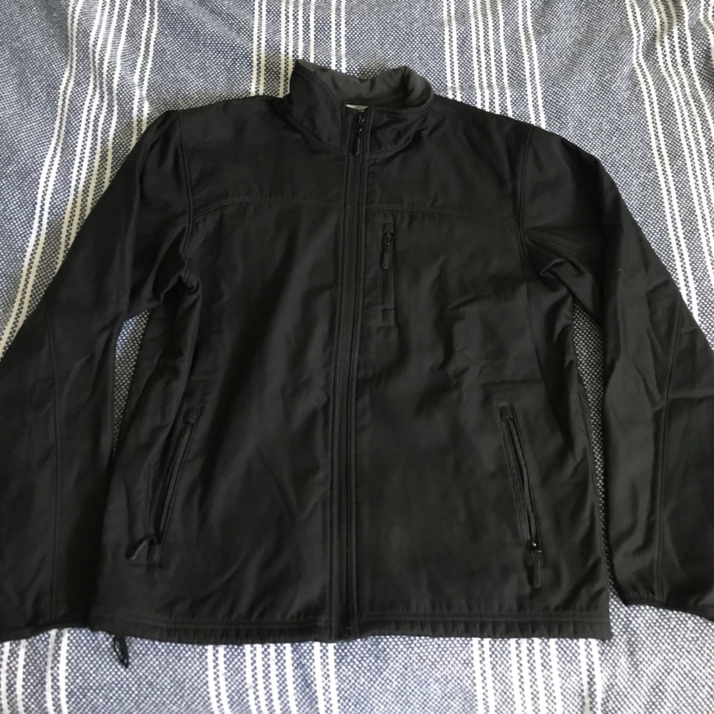 champion jacket w/ inside pockets & fleece lining